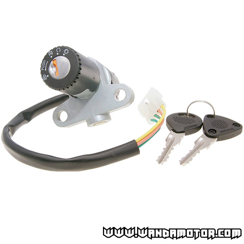 Ignition switch Rieju MRT '12-> 4-pin